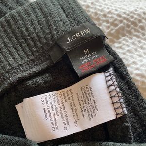 J. Crew super cozy waffle wide leg pants